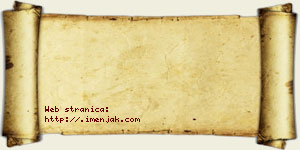 Gustav Starčević vizit kartica